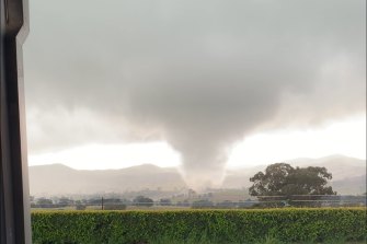 Tornado rips through Central West, severe storm warnings across NSW - Sydney Morning Herald