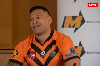 Israel Folau said on Friday he was excited to return to the “grassroots level”.