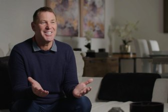 Warne speaks candidly about controversies and career highs in the documentary.