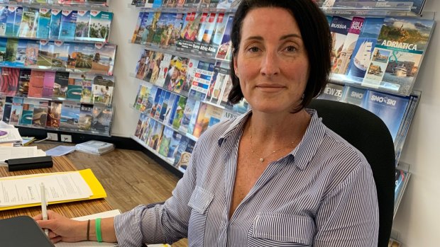 Christine Ross owns Attadale Travel and has been running at a loss for more than four months since the virus hit. 
