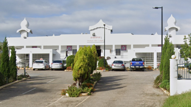 The Brisbane Sikh Temple in Eight Mile Plains, at the centre of the mass Runcorn street fight.