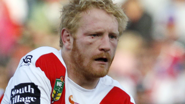 Words and actions: James Graham's influence is powerful on and off the field for the Dragons. 