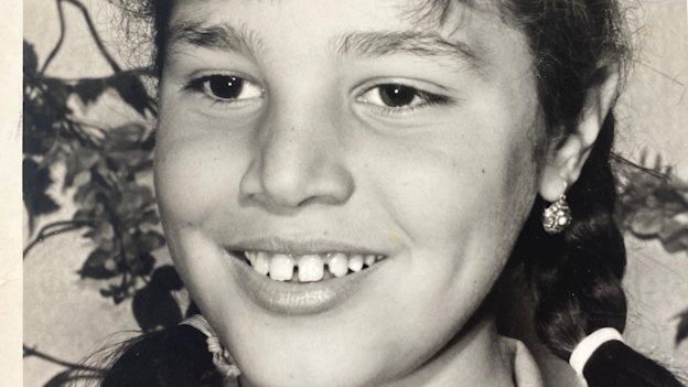 Grace Farfaglia at eight years old, the daughter of Italian migrants.