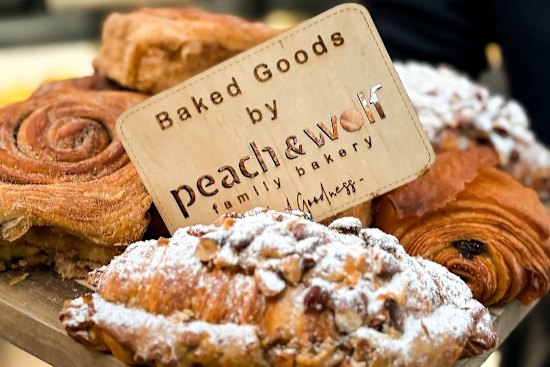 Cinnie scroll and almond croissant from Pache & Wolf.