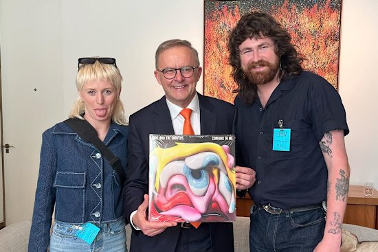 Taylor flew to Canberra this week to meet with Prime Minister Anthony Albanese as part of a music industry delegation promoting more support for international touring.