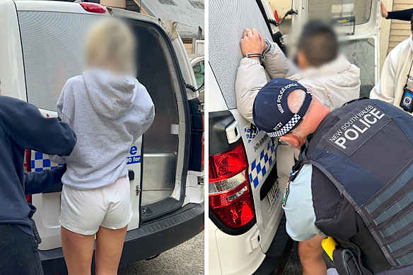 Jade McCaskie and Viet Pham were arrested at a home in Woolloomooloo.