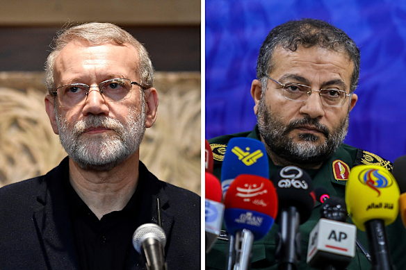 إسرائيل تقول إنها قتلت مسؤول الأمن الإيراني الأعلى، بينما يهاجم ترامب حلفاءه