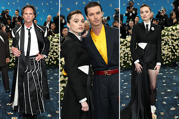White Lotus stars Walton Goggins, Aimee Lou Wood and Patrick Schwarzenegger all attended the Met Gala.