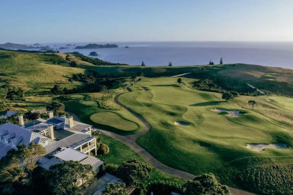 Tee off at the edge of the Earth.