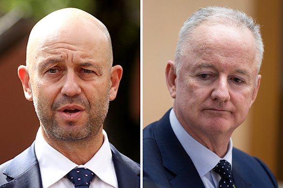 CA chief executive Todd Greenberg and ABC managing director Hugh Marks.