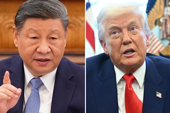 Xi Jinping and Donald Trump. The United States said in a joint statement that it will cut tariffs on Chinese goods to 30 per cent from as high as 145 per cent. China, meanwhile, said its tariffs on US goods will fall to 10 per cent from 125 per cent.