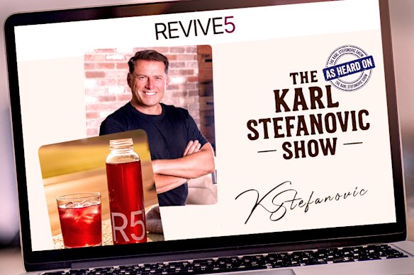 A supplement company that advertises on Karl Stefanovic’s show has sent a message in support of the embattled broadcaster.