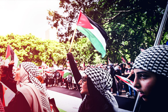 A majority of voters don’t want protests supporting either side of the conflict in the Middle East.