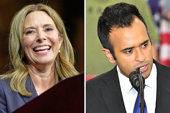 Amy Acton and Vivek Ramaswamy.