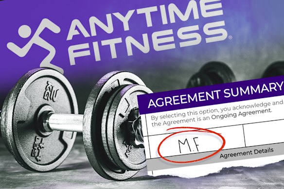 Michael Fraser’s fake signature. Anytime Fitness is investigating after customers’ signatures were falsified and inserted into contracts the clients had never seen.