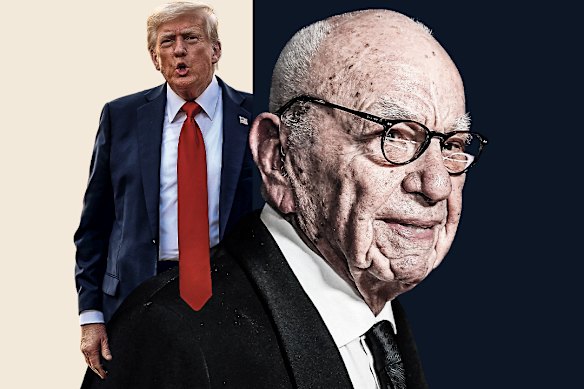 The News Corp results offer a fresh twist on the latest battle between Donald Trump and Rupert Murdoch.