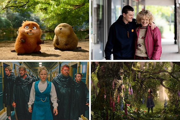 (From left) Scenes from Hoppers, I Swear, They Will Kill You and The Magic Faraway Tree.