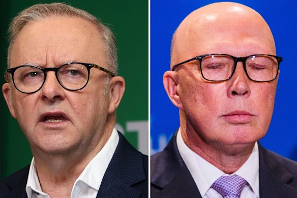 Anthony Albanese and Peter Dutton.