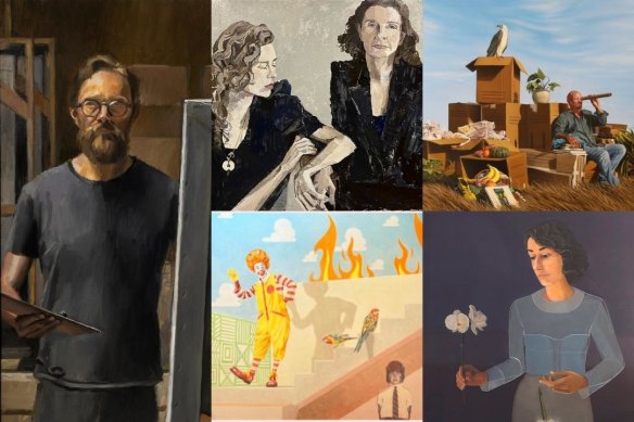 The art featured in the Salon des Refuses didn’t get to the Archibald - but they’re not any less stunning.