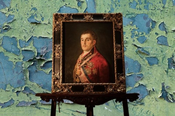 The stolen Duke of Wellington painting.