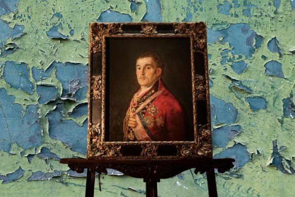 The stolen Duke of Wellington painting.