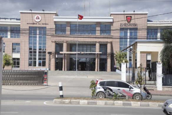 The Ministry of Defence in Dili 