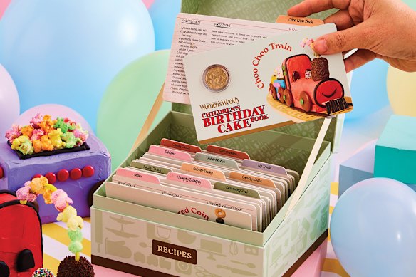 Australian Women’s Weekly Birthday Cake Book coins. 
