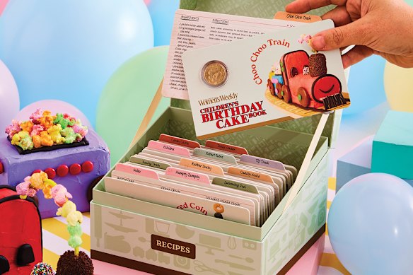 Australian Women’s Weekly Birthday Cake Book coins.