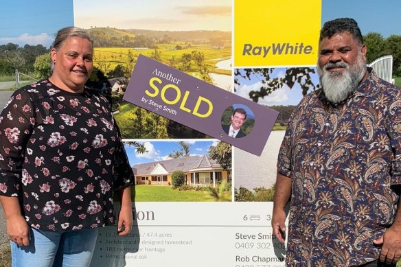 Latrell Mitchell has bought his parents, Patricia and Matt, a house. 