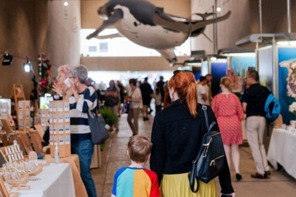 Handmade Markets Whale Mall take place in the Whale Mall next to Queensland Museum.