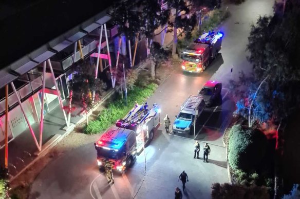 Emergency crews were called to Almina restaurant after reports of suspicious activity.