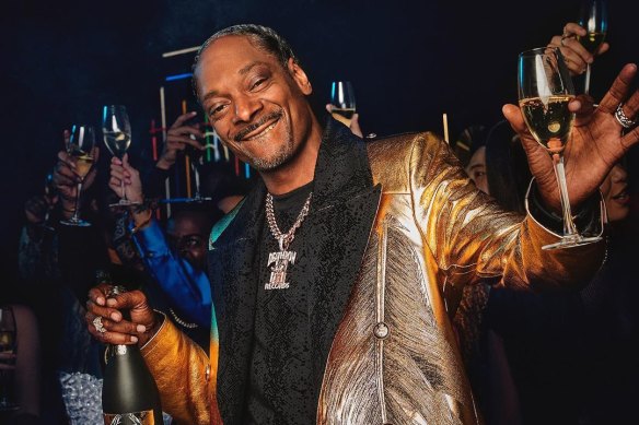 Snoop Dogg with 19 Crimes Wine, owned by Treasury Wines.