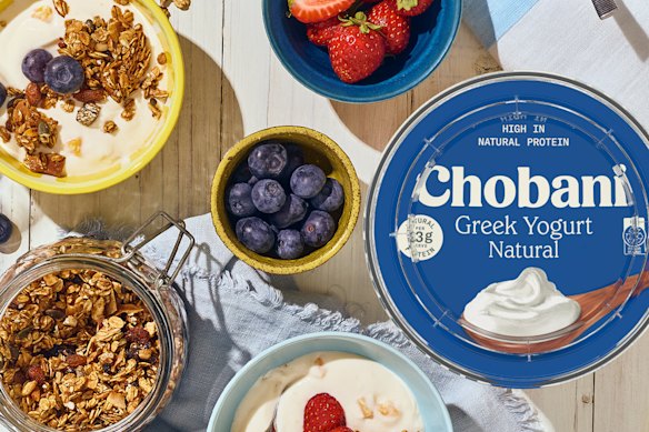 Chobani is among the better-for-you Greek yoghurt brands.