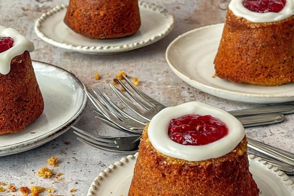 Helen Goh’s Runeberg Cakes with Biscoff, almond, orange and cardamom, February 3.