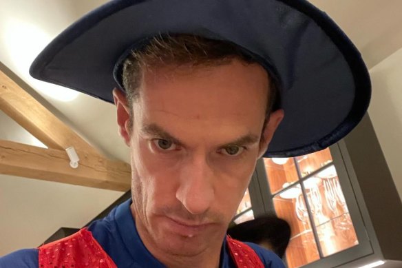 Call me Dumbledad: Andy Murray embraces losing.