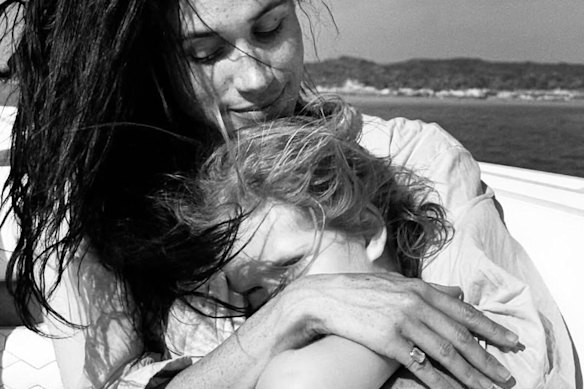 Meghan pictured with her daughter Lilibet.