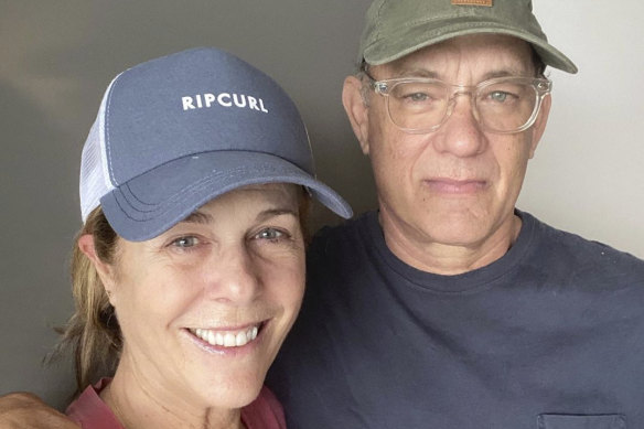 Tom Hanks and wife Rita Wilson were quarantined in Australia after contracting coronavirus.