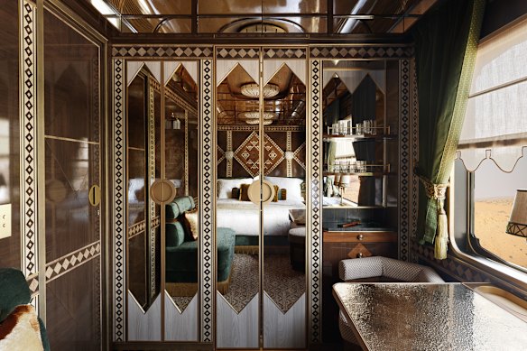 Saudi Arabia is entering the exclusive rail journey market with its Dream of the Desert train.