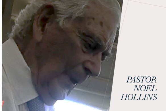 A picture of Geelong Revival Centre founder Noel Hollins from church material.
