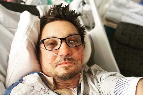 Jeremy Renner in hospital after being injured by his snow plough, posted on Instagram his thanks and love to all who had wished him well.