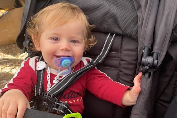 Jaylen Troy Priest, 16 months old, was found by paramedics in a critical condition at home. 