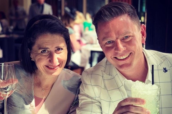 Ben Fordham with NSW Premier Gladys Berejiklian.