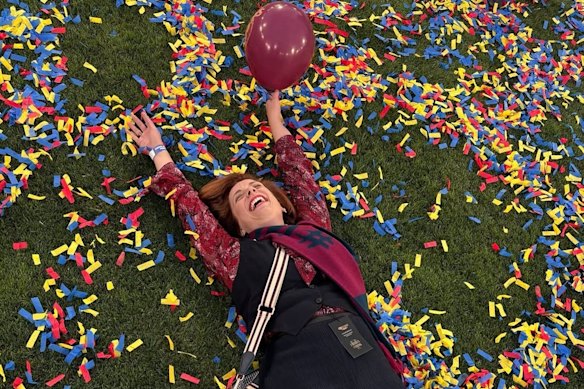 Wells at the 2024 AFL grand final.