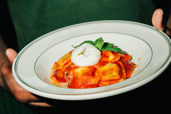 Pastas start at less than $20, with extras such as ravioli or burrata available for an additional cost.