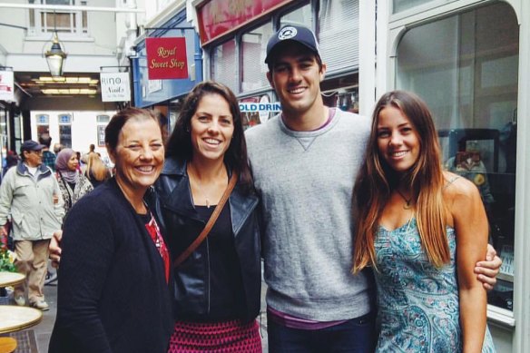 The late Maria Cummins with son Pat and daughters Laura and Kara.