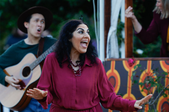Melbourne Shakespeare Company’s Merry Wives has a panto-like feel.