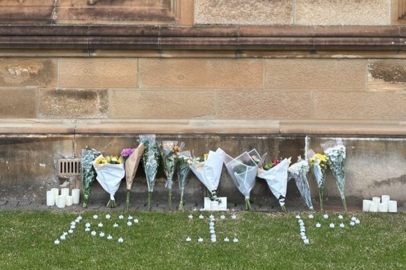 A tribute to slain University of Sydney student Yixuan Cheng.