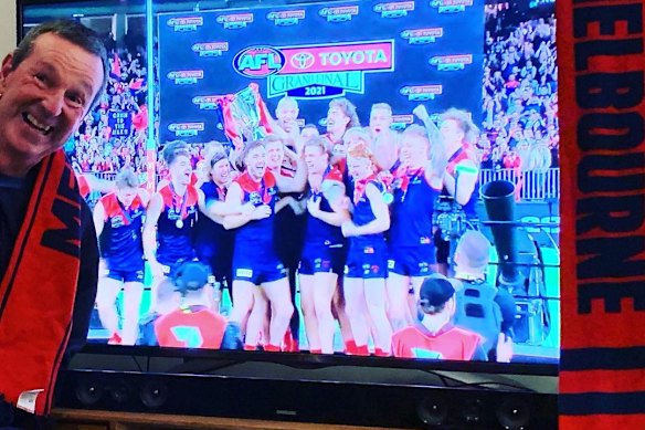 “Back of the bus baby! All Melbourne supporters rejoice.″⁣ Daniher’s Instagram post after the Demons won the 2021 premiership.