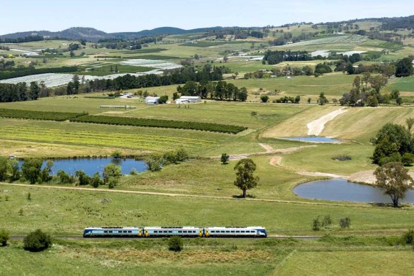 The Xplorer regional train in NSW.
