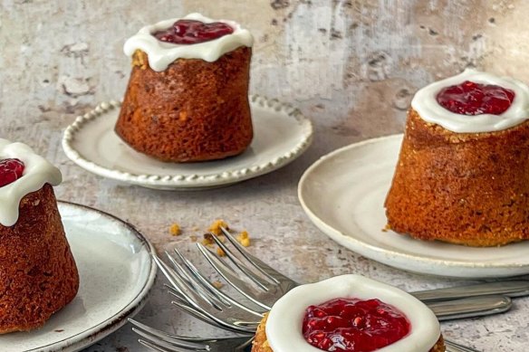 Helen Goh’s Runeberg cakes with Biscoff, almond, orange and cardamom, [February 3].